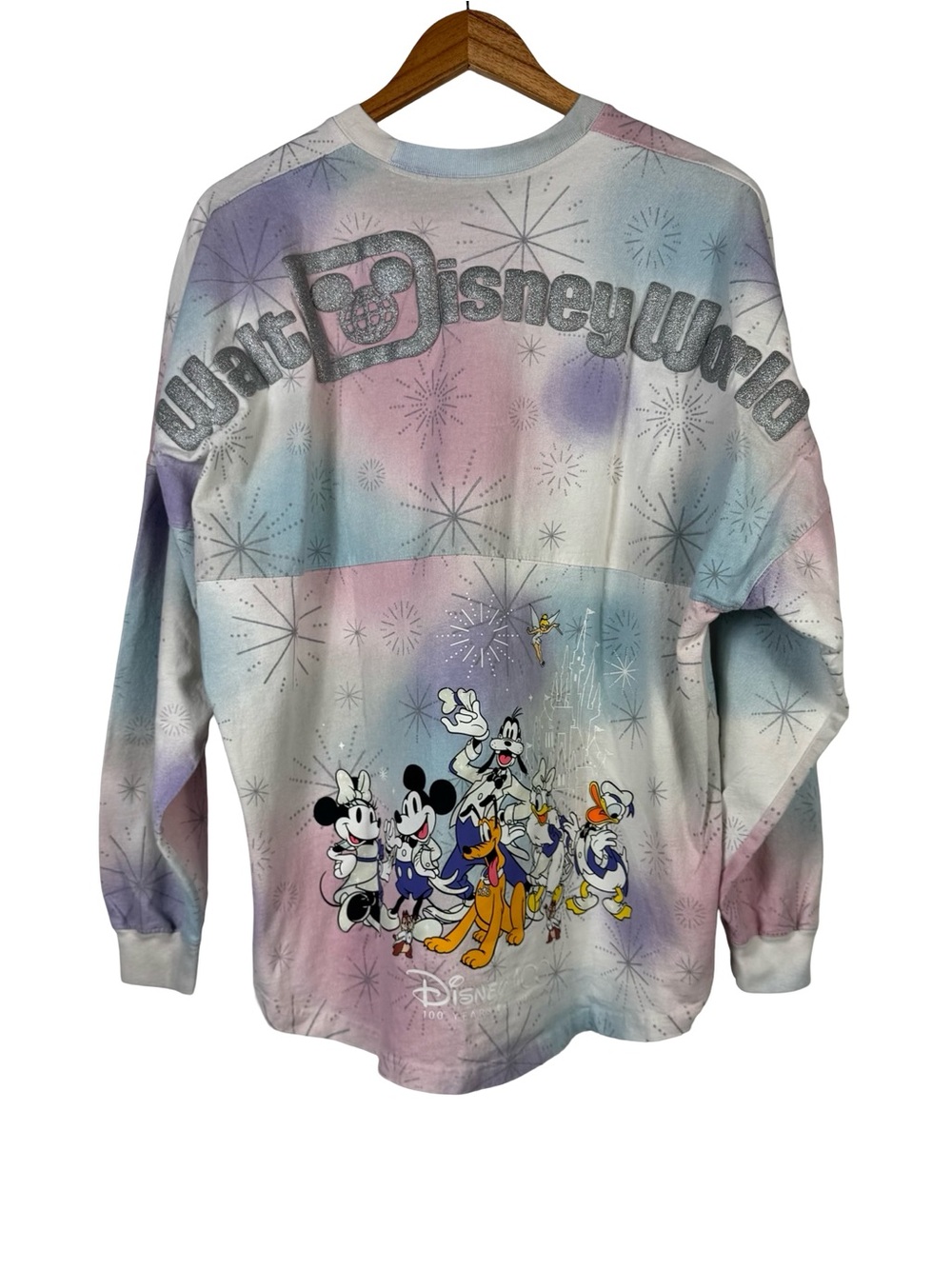 Walt Disney World Spirit Jersey Shirt Adult Large 100 Year Anniversary Mickey